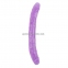 Фіолетовий двосторонній гелевий фалоімітатор «Hi Rubber 12.8 Inch Dildo»