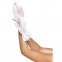 Короткие перчатки Leg Avenue Floral lace wristlength gloves, белые