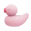 Вакуумный вибратор-уточка CuteVibe Ducky, розовый