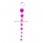 Анальний ланцюжок «Jelly Anal 10 Beads» рожевий