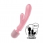 Вібратор-кролик з вібромасажером Satisfyer Triple Lover, рожевий, 3 мотори