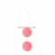 Вагінальні кульки «Vibratone Duo Balls», рожеві