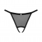 Прозрачные стринги с доступом Obsessive Celia Noir crotchless thong