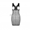 Бодістокінг-сукня з відкритими грудьми Passion BS092, чорна