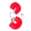 Наручники Fetish Boss Series Furry Cuffs красные